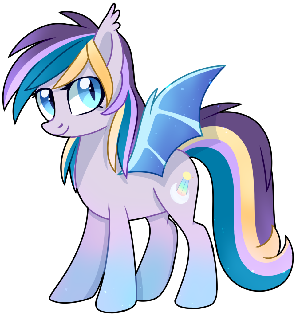 Sugguk, Bat Pony, Female, Mare, Oc, Oc - Cartoon (1024x1024)