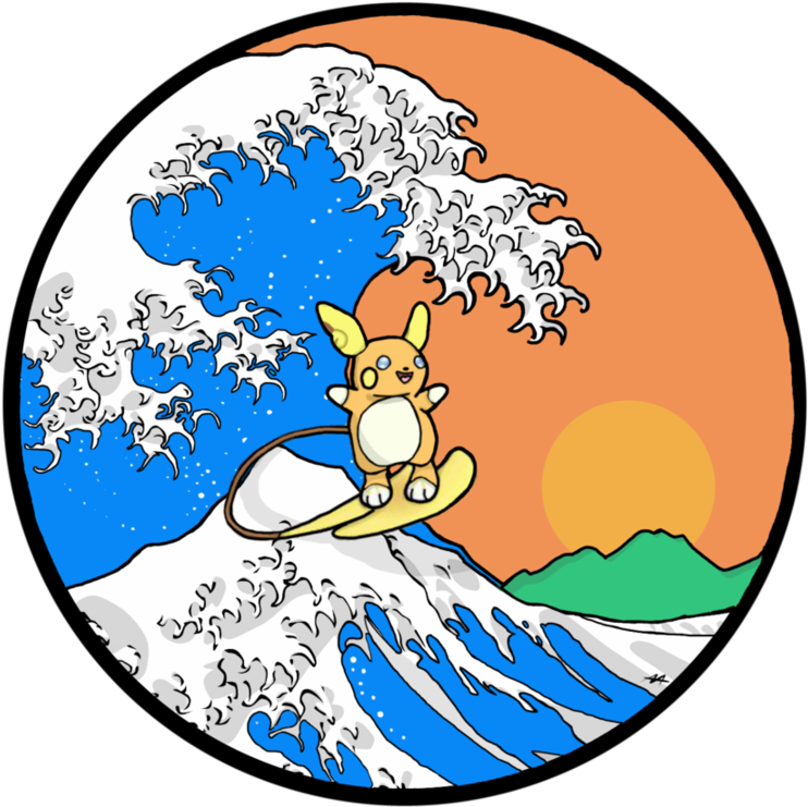 The Great Wave Of Alola By Alolan-anthony - Alola (923x865)