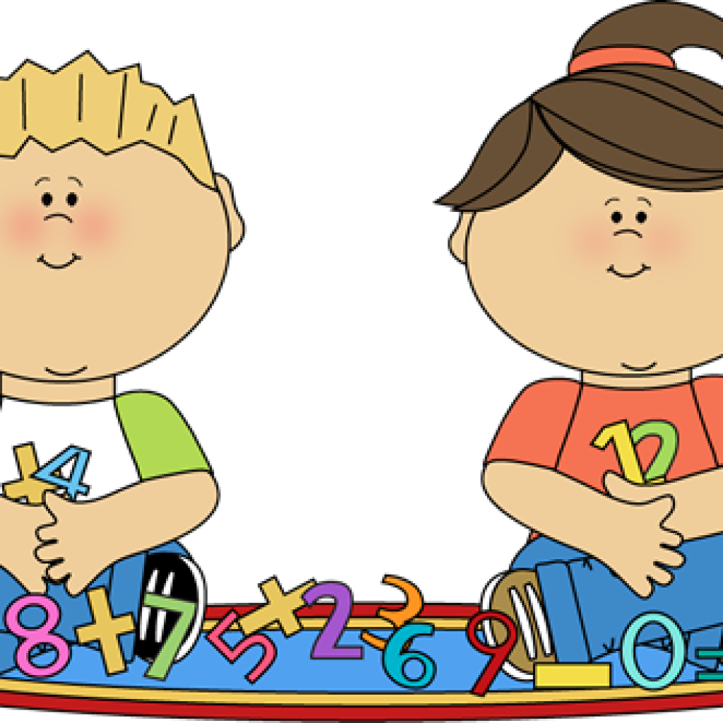 Kids Writing Clipart School Kids Clip Art School Kids - Math With A Partner (1024x1024)