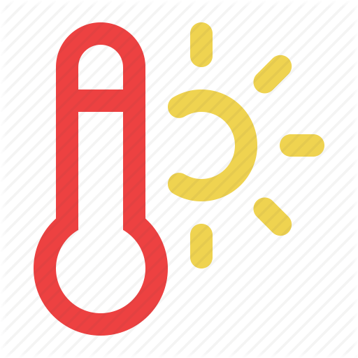 Warmth Clipart Heat Wave - Hot Temperature Icon (512x512)