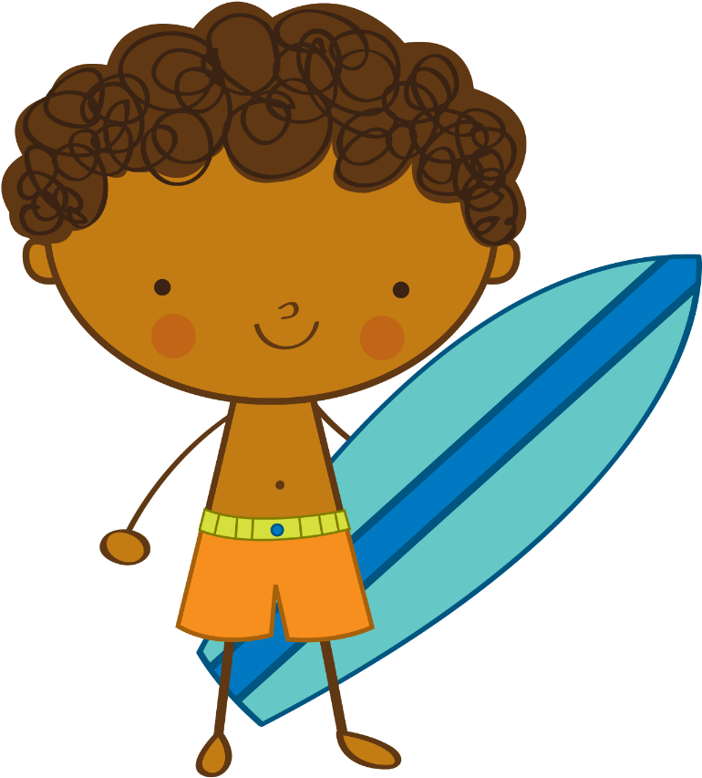 Praia E Piscina - Cartoon (1500x1500)