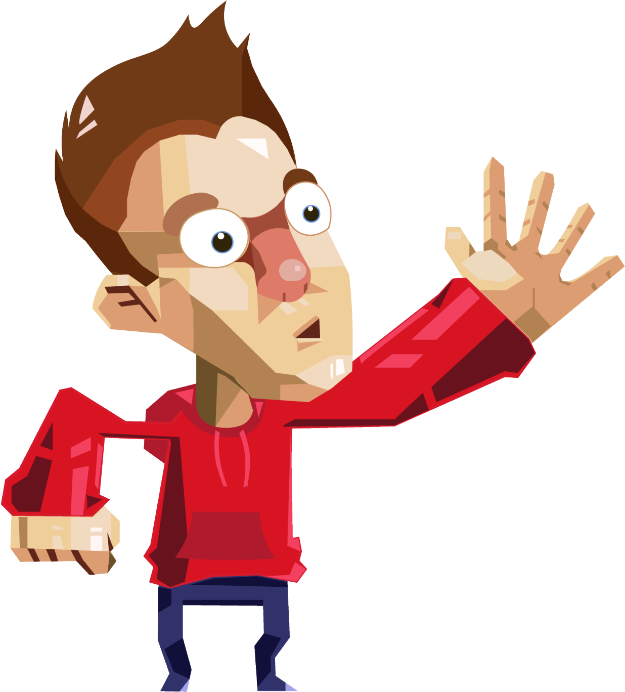 Person Waving Cliparts - Clip Art (1280x1367)