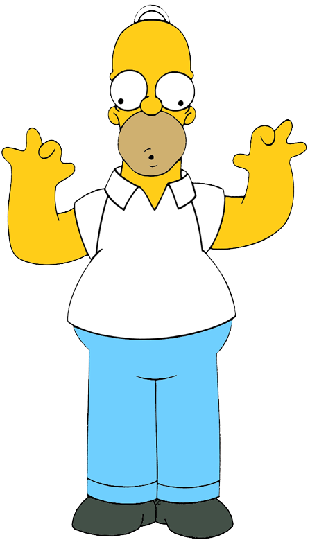 The Simpsons Clip Art - Gif Animado De Los Simpson (447x782)
