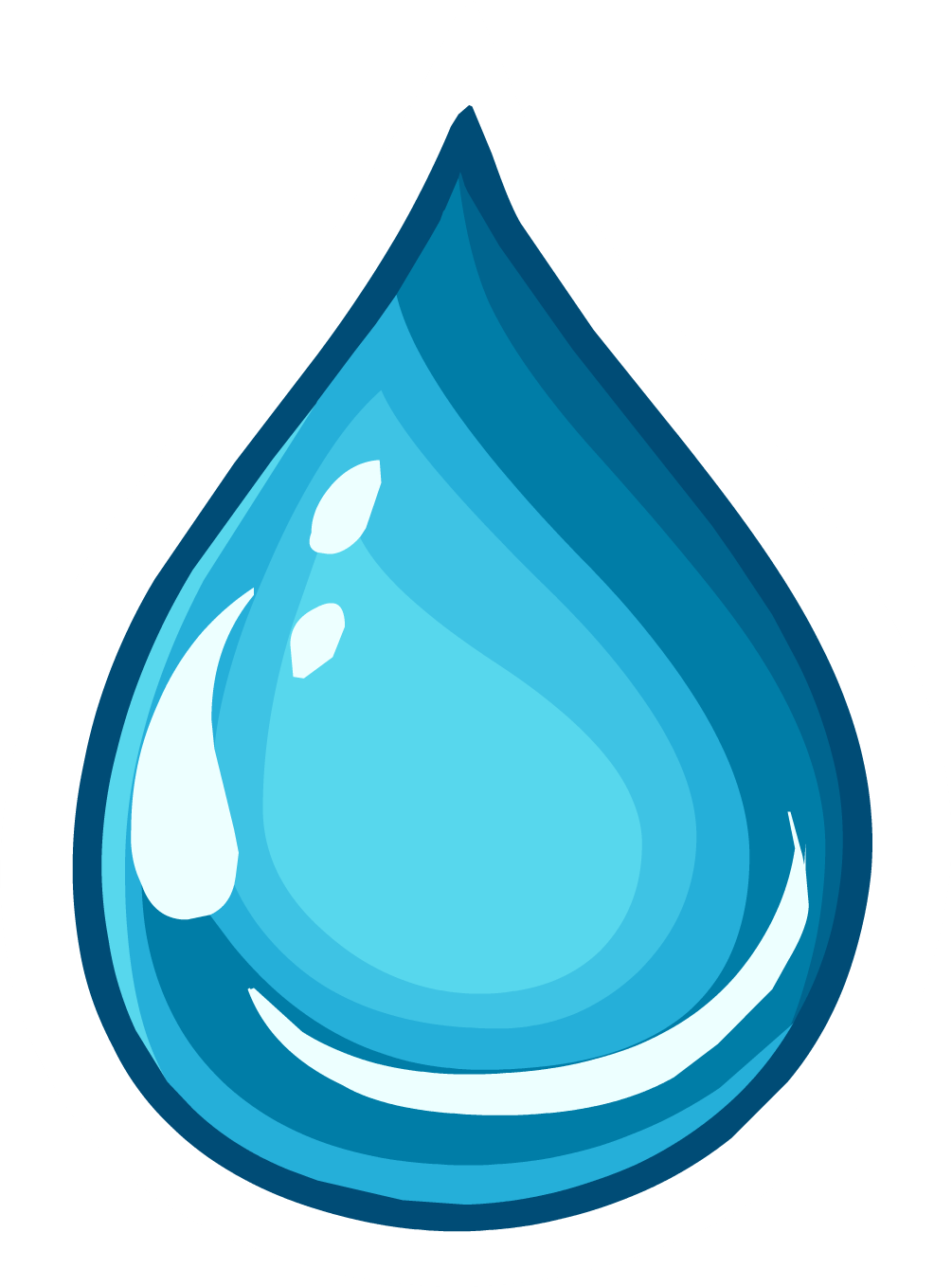 Club Penguin Drinking Water Clip Art - Clean Water Icon Png (1005x1358)