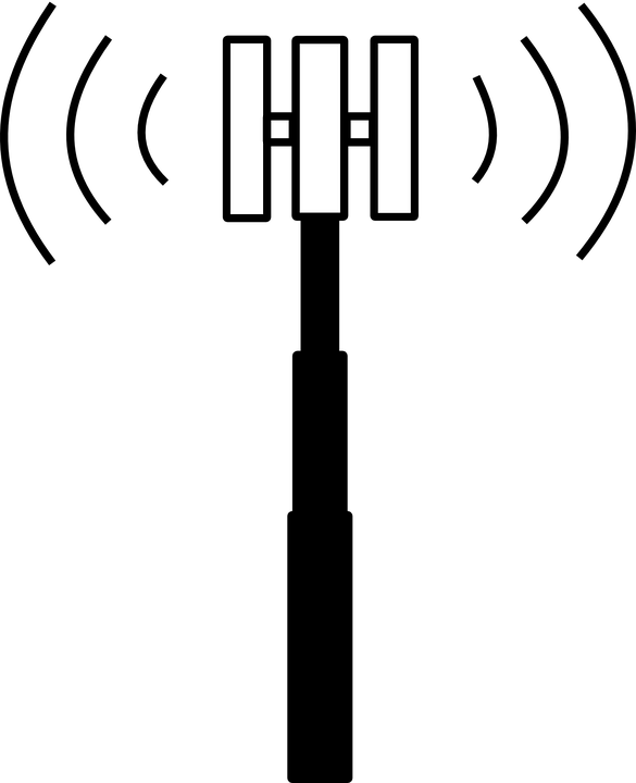 Tower Clipart Internet - Cell Tower Clip Art (585x720)