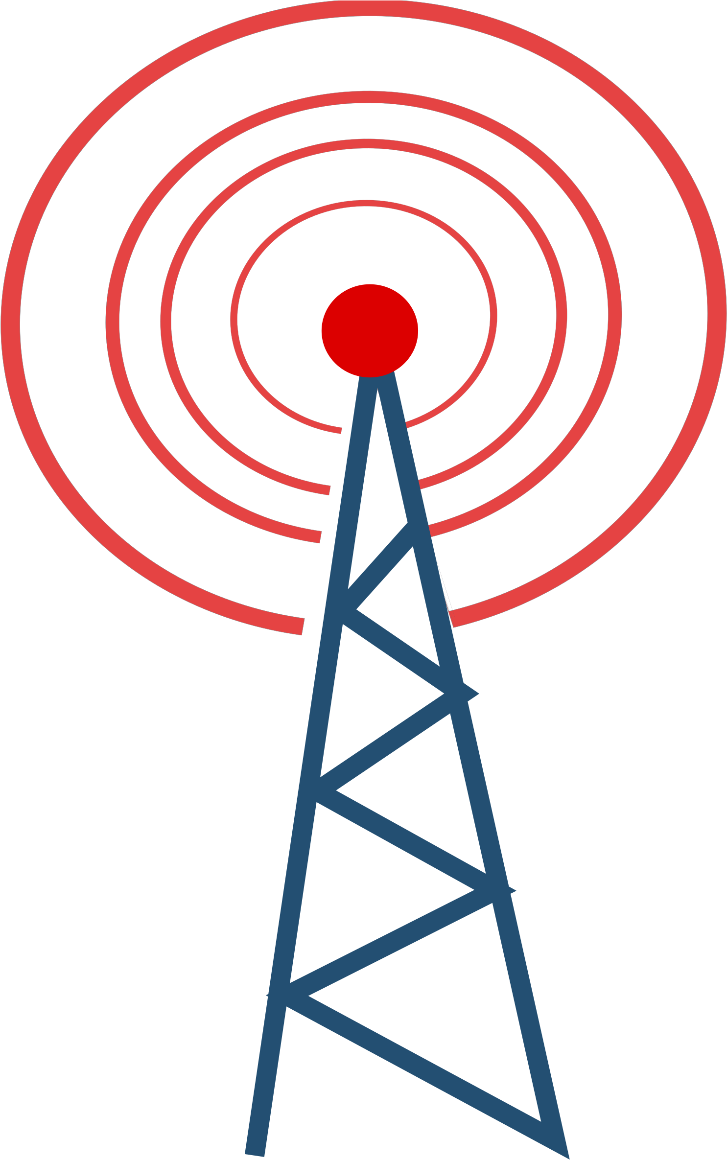 Radio Tower Clipart - Telecommunications (3200x2400)