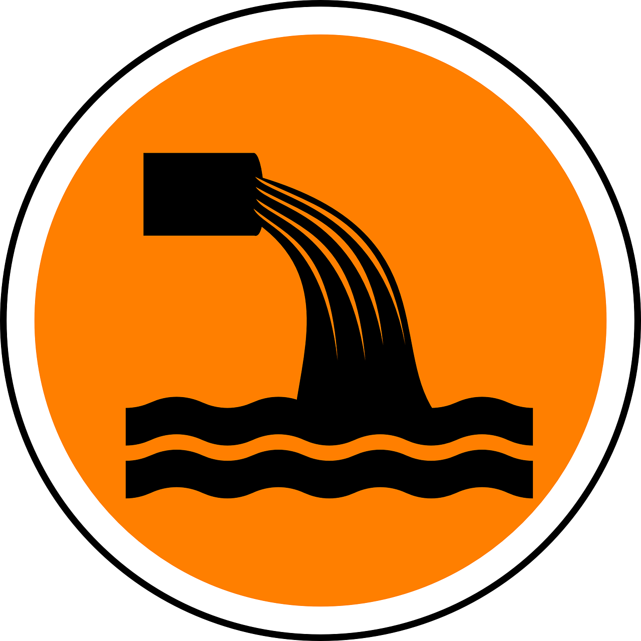 Why Waste Water Treatment Is So Important - Wastewater Symbol (1280x1280)