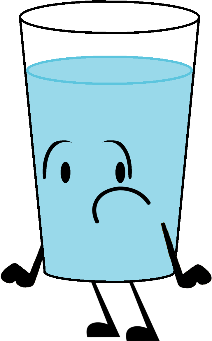 Water Clipart Bfdi Pencil And In Color Water Clipart - Cup Of Cartoon Water Transparent (782x1214)