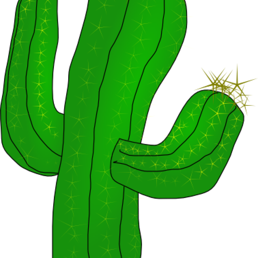 Cactus Clipart Saguaro Cactus Clip Art Free Vector - Cactus Clip Art (1024x1024)