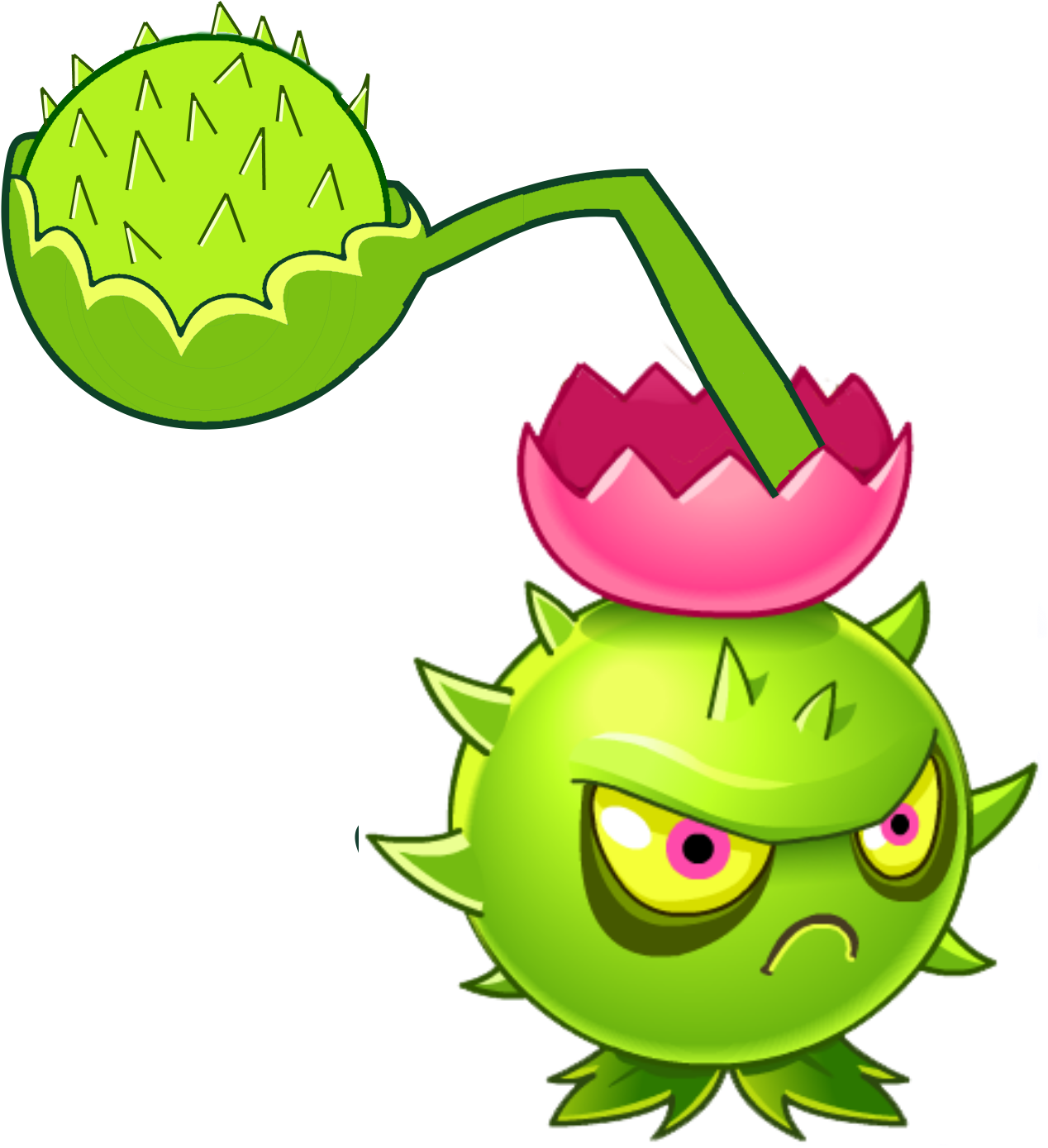 Cactus-pult - Plants Vs. Zombies (1385x1461)