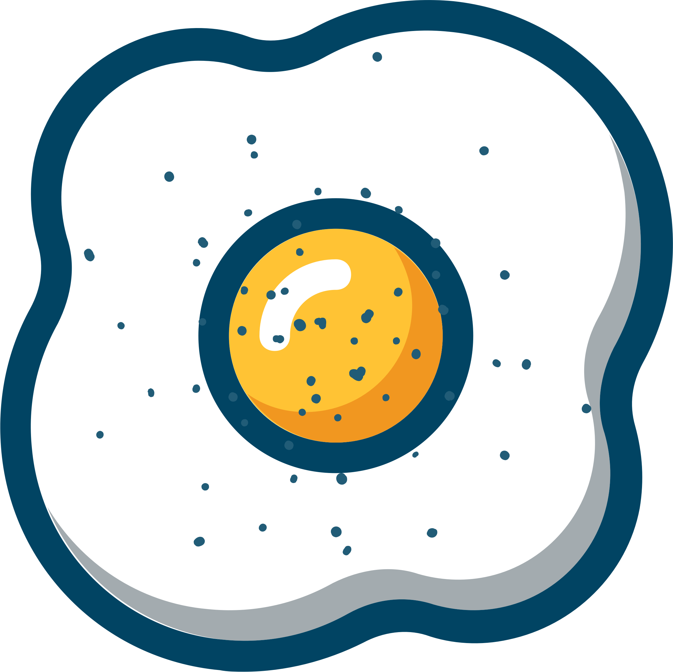 Big Image - Sunny Side Up Egg Png (2280x2276)