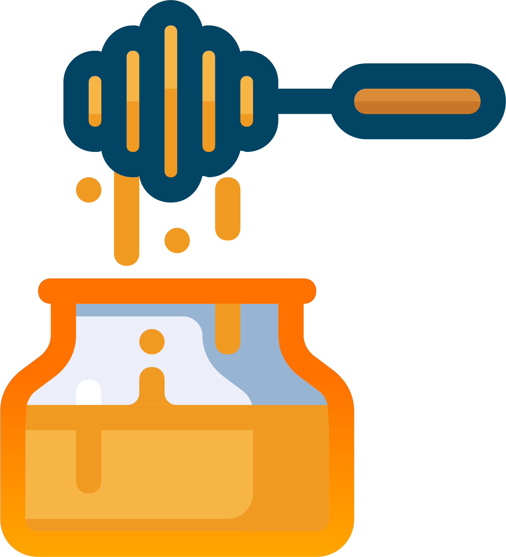 Big Image - Honey Clipart (2113x2324)