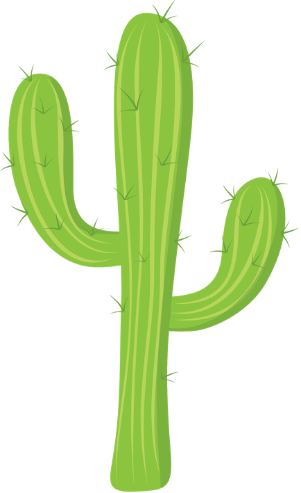 Cactus Clipartcactus - Western Cactus Clip Art (434x709)