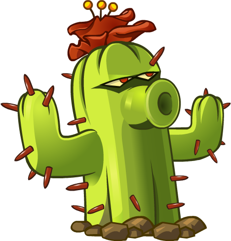 Cactus Model Cs6 By Lolwutburger - Plants Vs Zombies 2 Plants (468x488)