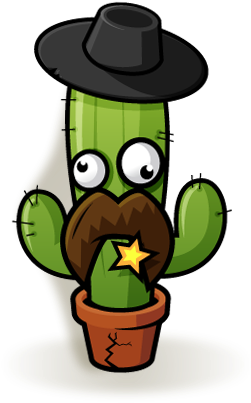 Fishing Cactus Character - Instagram (389x482)
