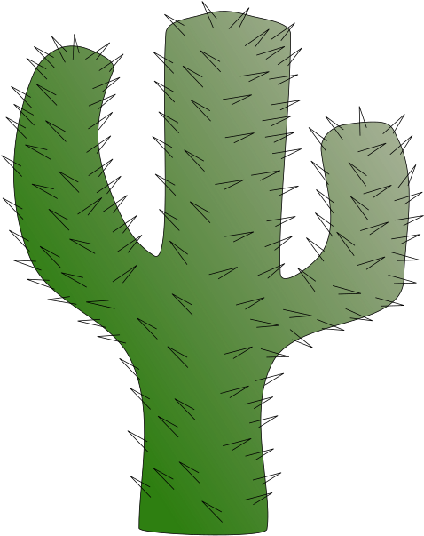 Medium Image - Transparent Cactus Clipart (566x800)