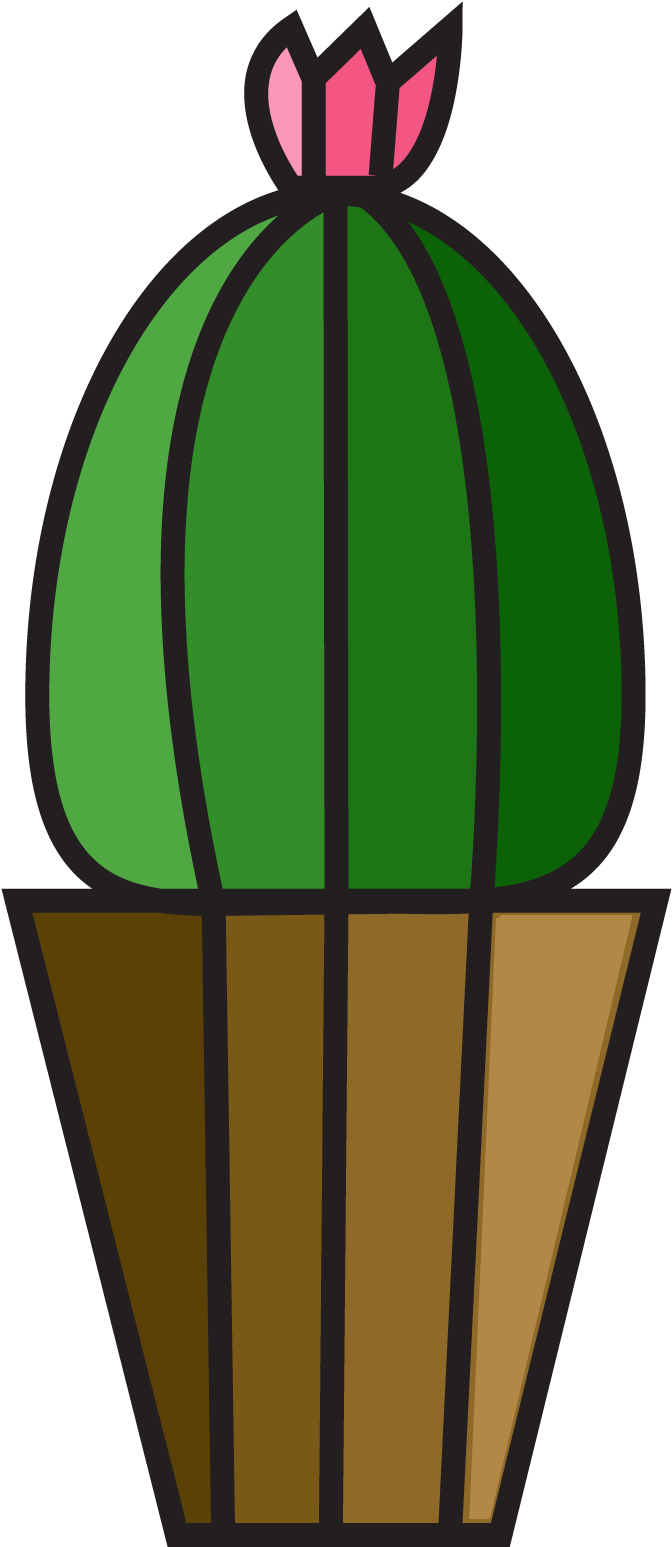 Mammillaria Cactus Flowers Plant Prickly Pear - Cactus Illustration Png (2000x2000)