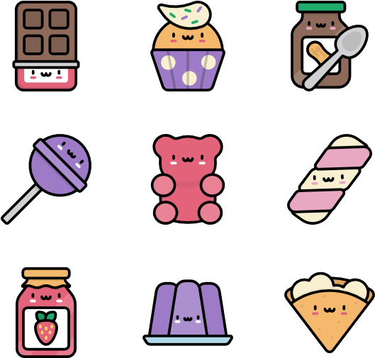 Kawaii Png - Candy Kawaii Png (600x564)