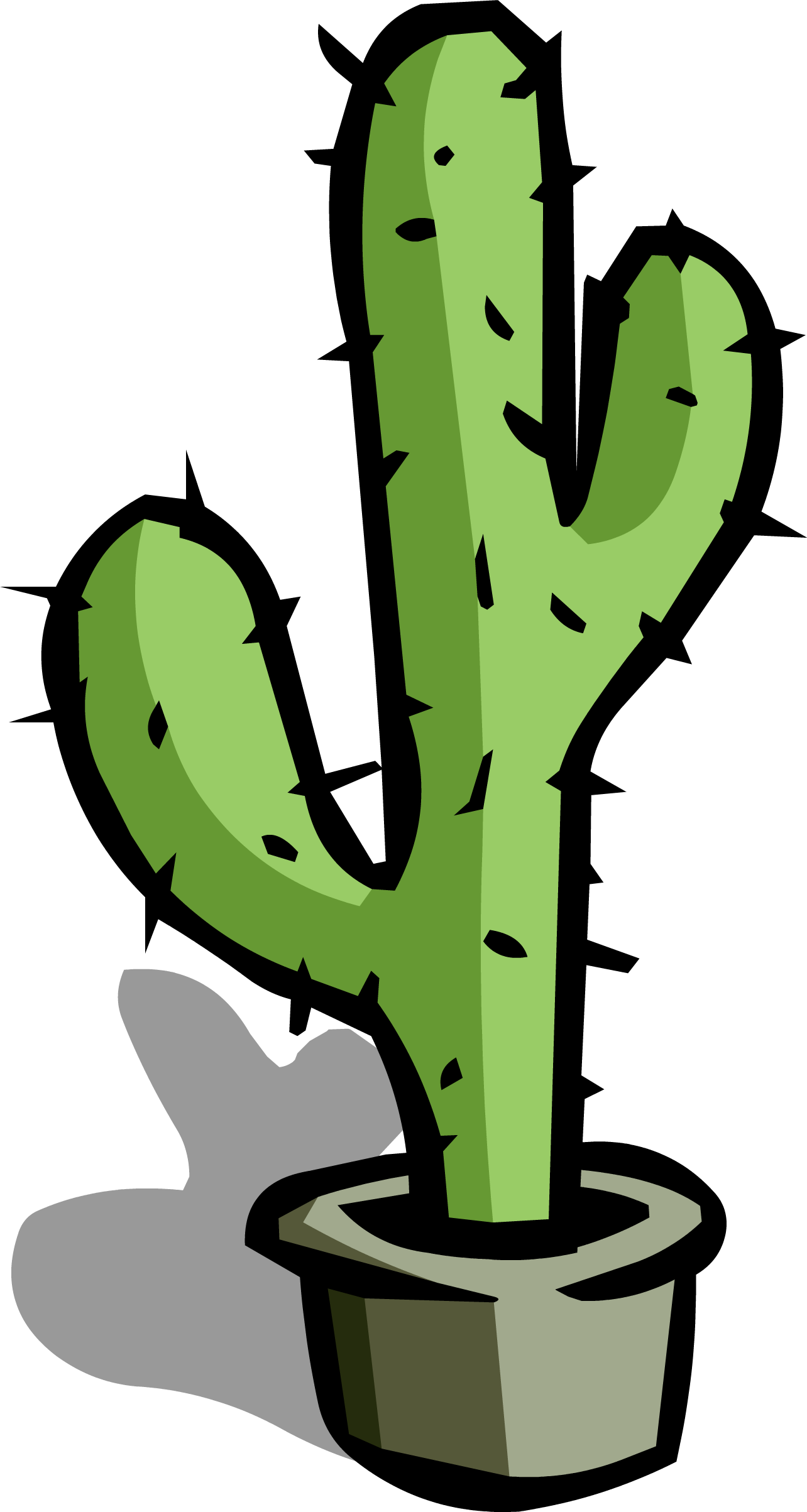 Large Cactus Sprite 002 - Cactus Png (1284x2407)