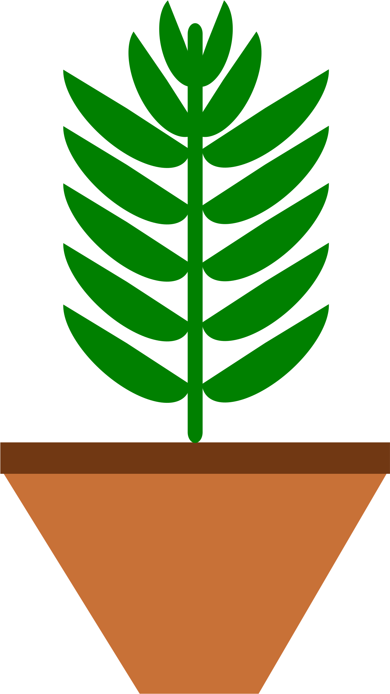 Big Image - Pot Plant Clip Art (2400x2400)