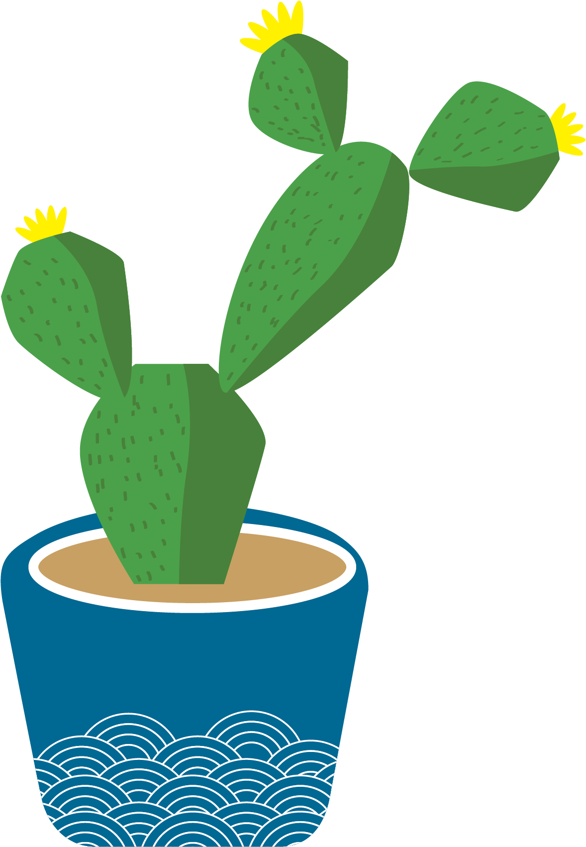 Cactaceae Clip Art - Cactaceae Clip Art (1334x1740)