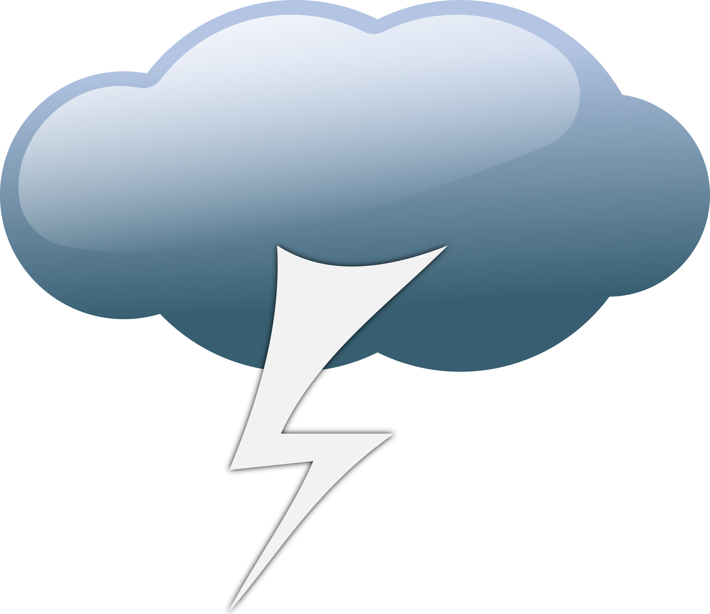 Big Image - Weather Symbols Thunderstorm (2400x2076)