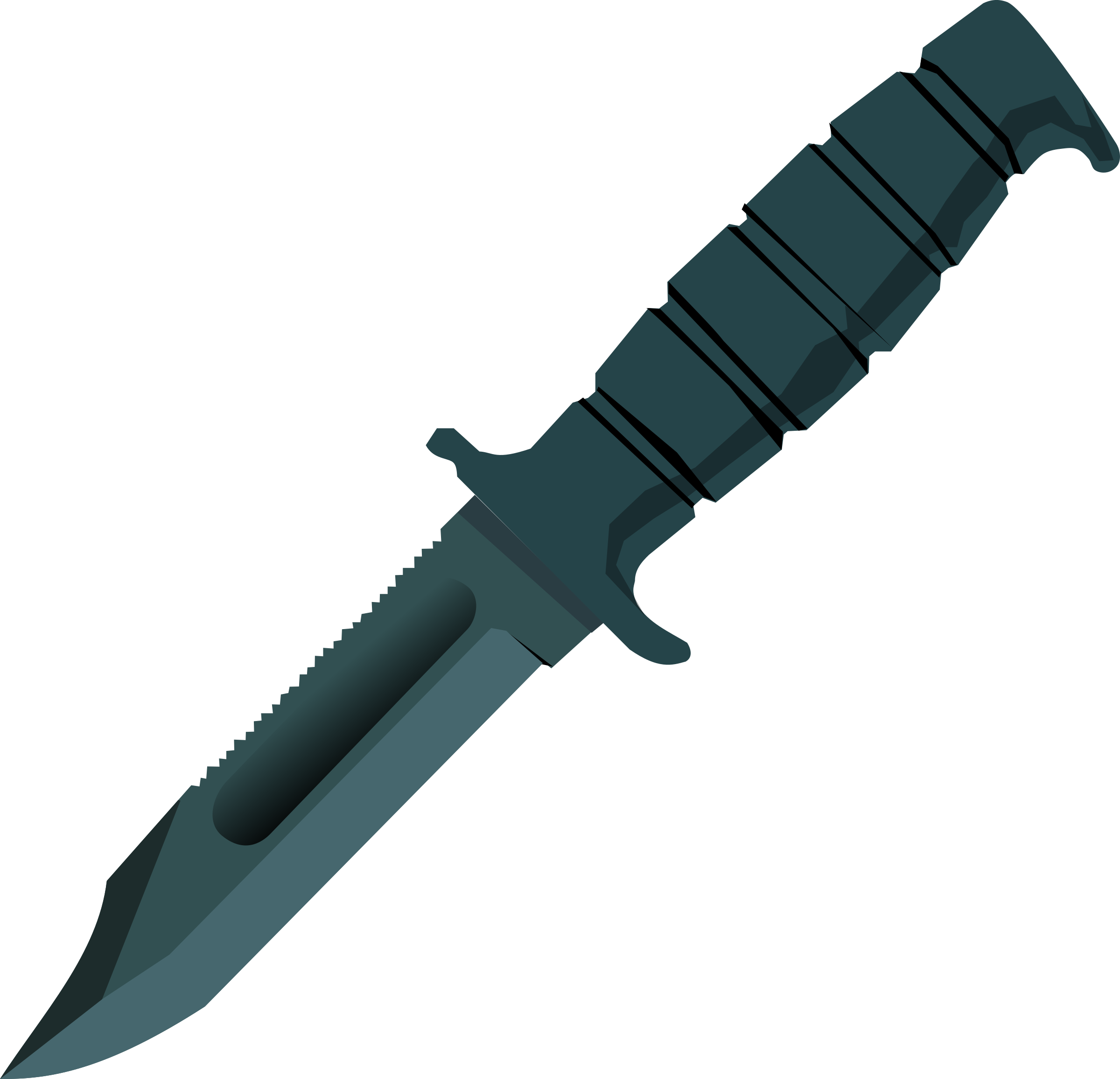 Knife Clipart Transparent - Faca Png (2400x2312)