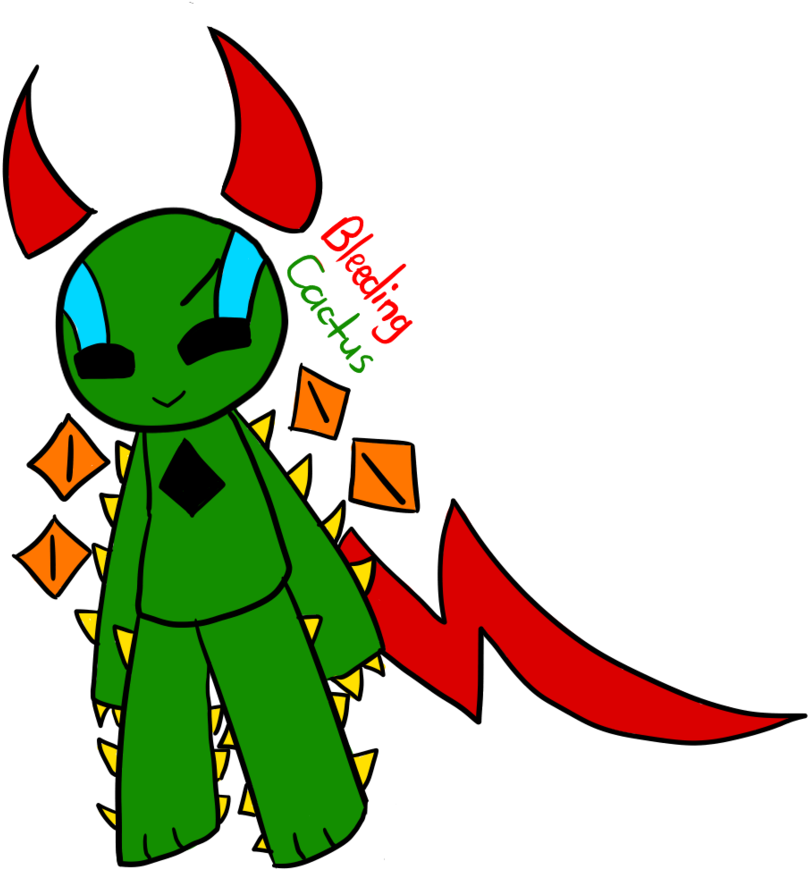 Cacter By Bleeding-cactus - Bleeding Cactus (894x894)