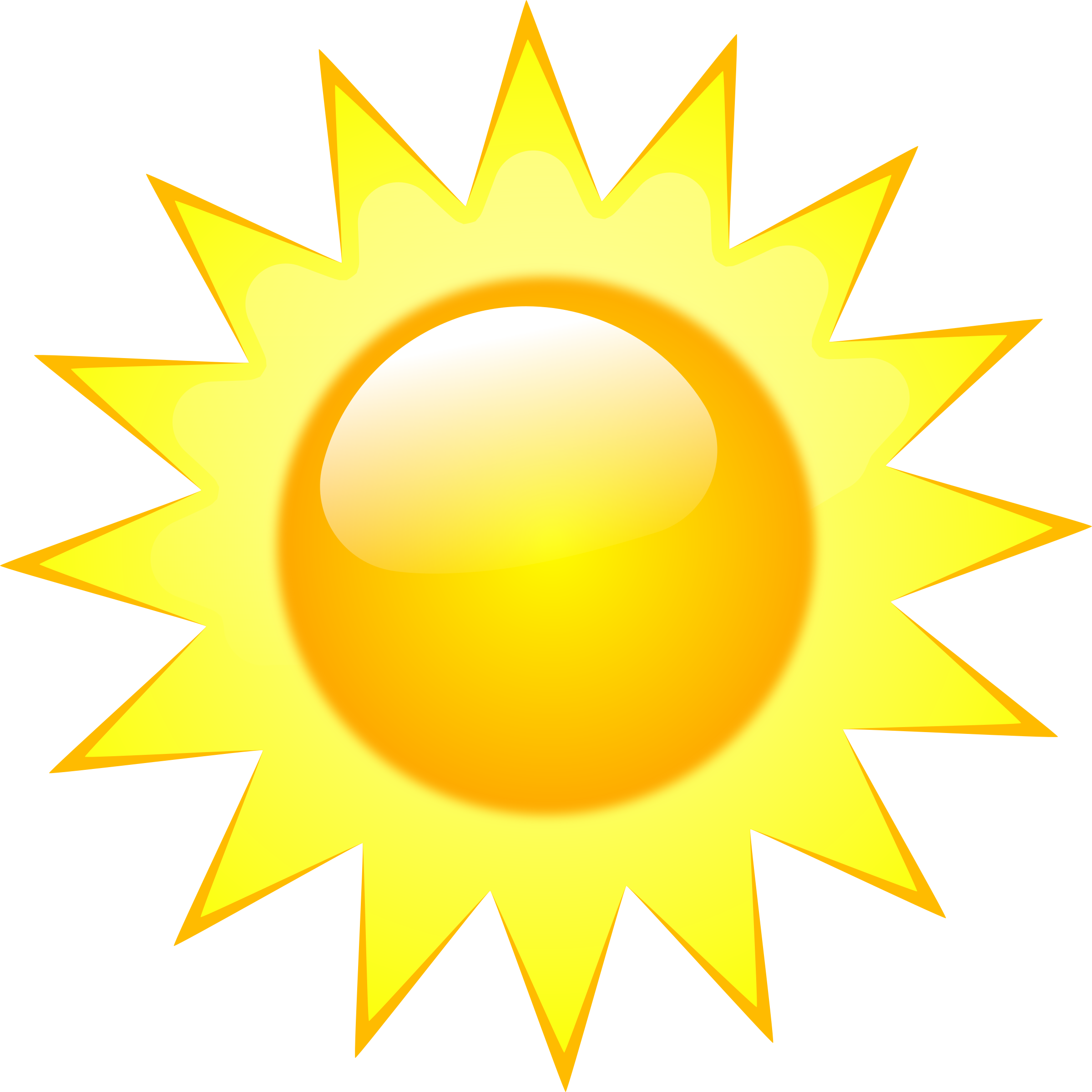 Sunny Weather Symbol Transparent (2400x2400)