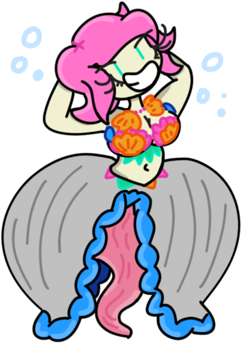 Clam Up By Cactus-senpai - Cartoon (400x710)