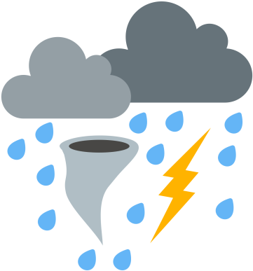 Cloud Clipart Bad Weather - Bad Weather Icon (512x512)