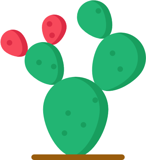 Prickly Pear Free Icon - Cactus (512x512)