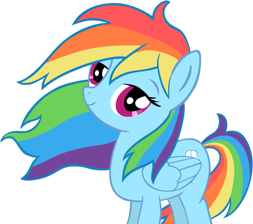 Vector 90mpx By Sapphirebeam - Beautifull Rainbow Dash (900x813)