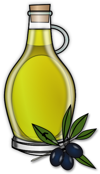 Olive Oil Clip Art At Clipart - Olive Oil Clipart (342x591)