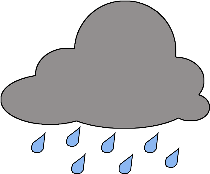 Map Symbol - Storms - Weather Phillip Martin Clipart (722x648)