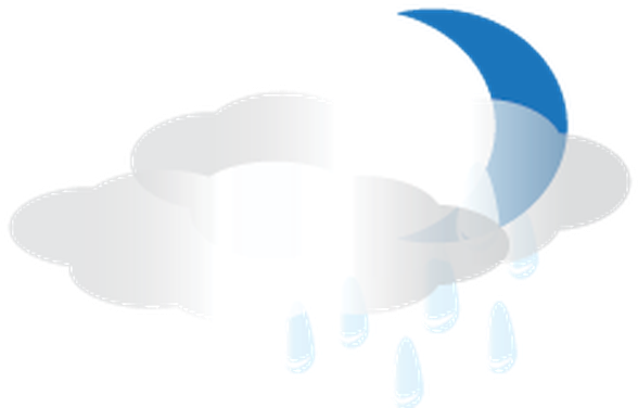 Moon And Rain Clouds - Clam (657x399)