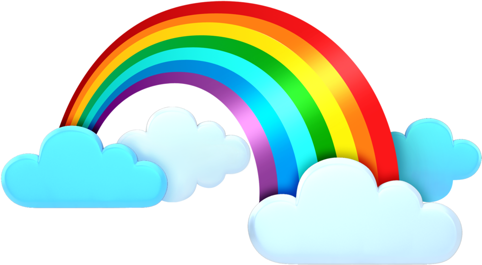 Larnaca Parents Network - Cloud And Rainbow Png (1000x562)