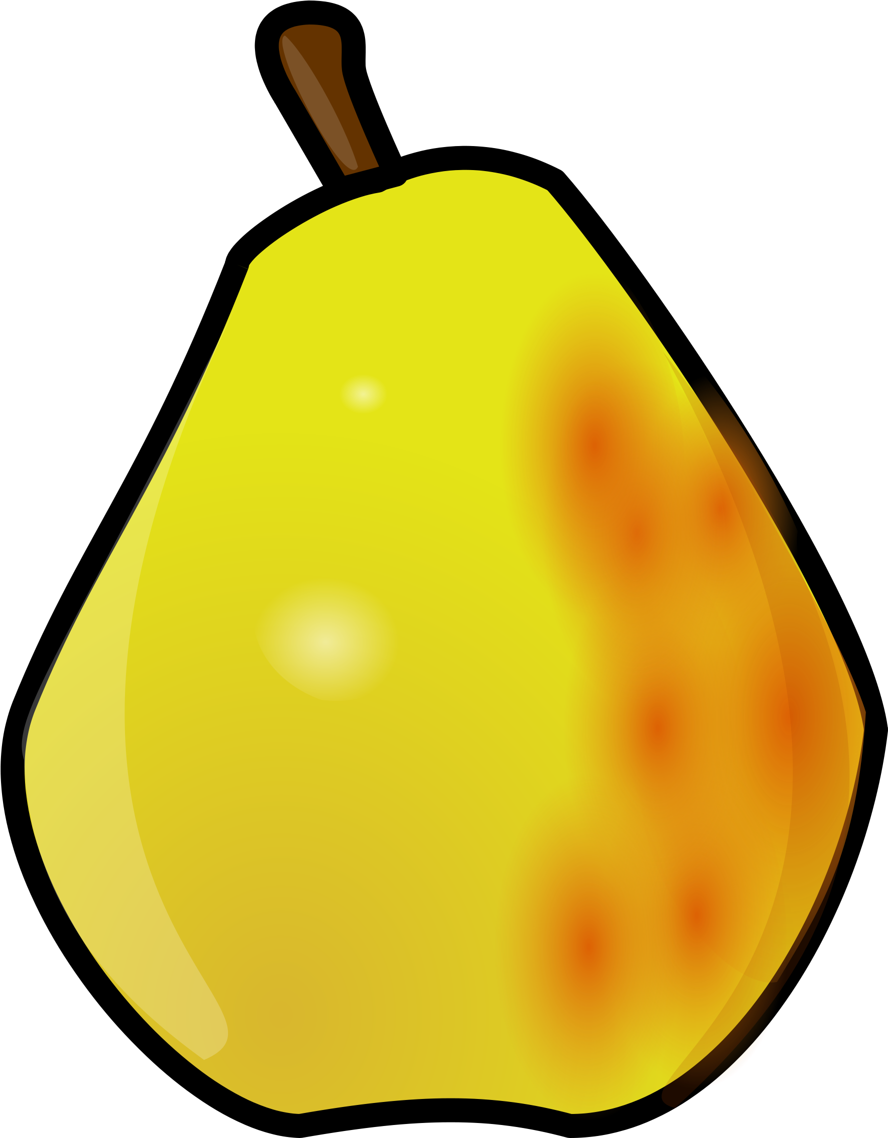 Pear - Pear Clipart Transparent Background (2400x2400)