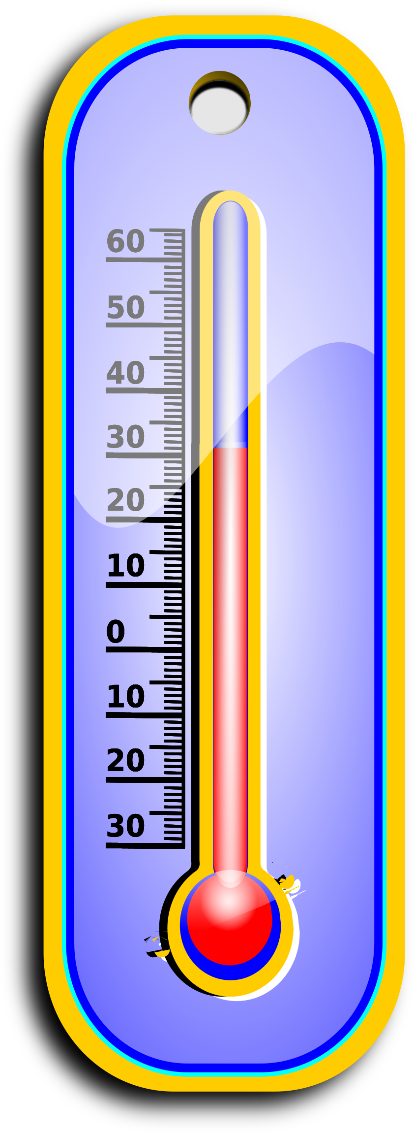 Clipart Thermometer - Elementos Para Medir El Tiempo (1697x2400)