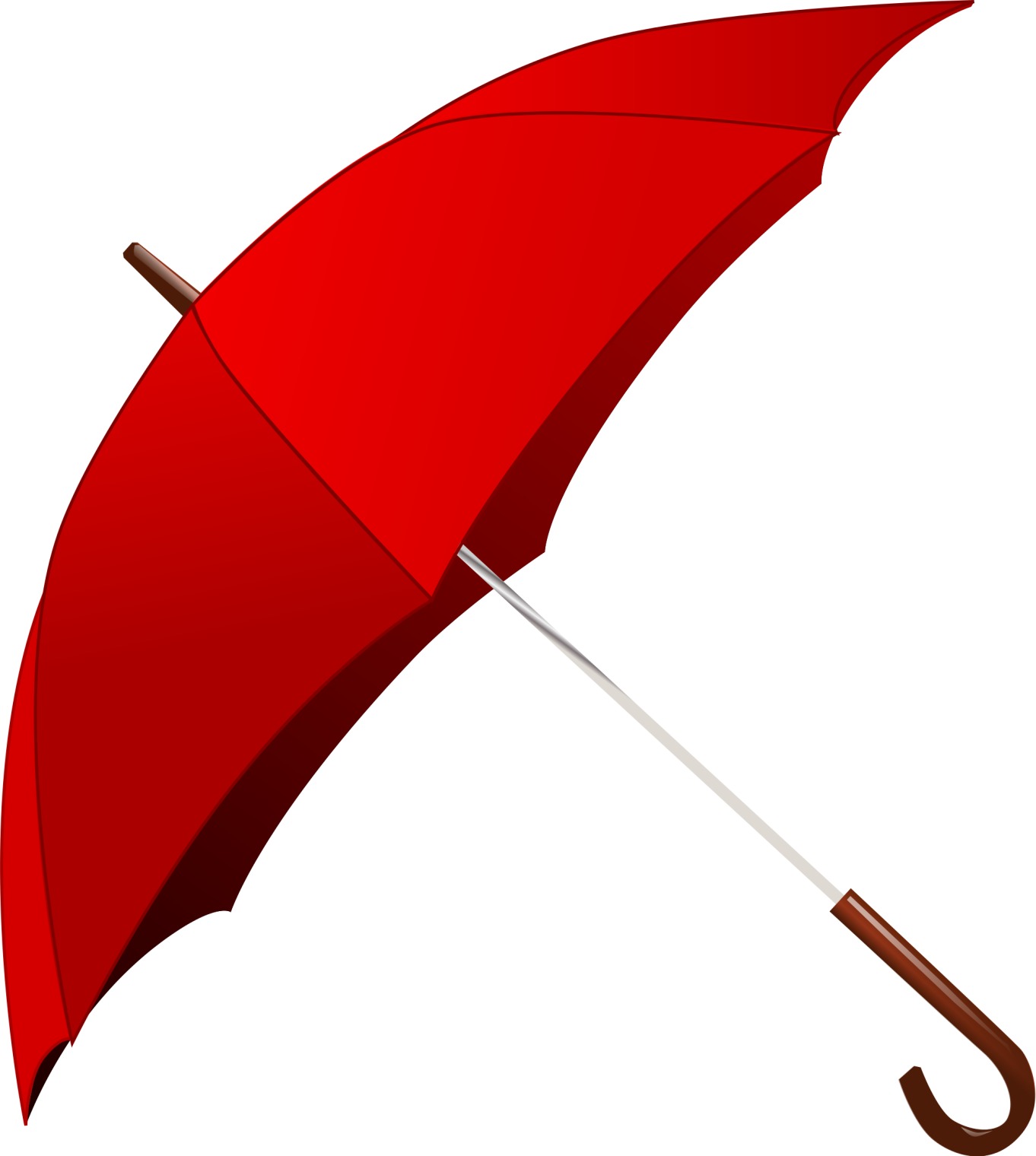 Umbrella - Storm Art - Red Umbrella Clip Art (1362x1520)