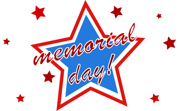 Clip Art For Memorial Day - Happy Memorial Day Png (585x364)