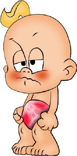 Funny Baby Cartoon Valentine Clip Art Images - Cartoon (600x600)