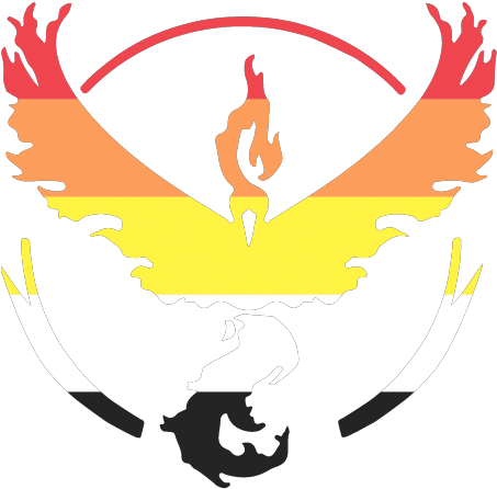 Clipart Weather Symbols Free - Pokemon Go Team Valor (500x493)