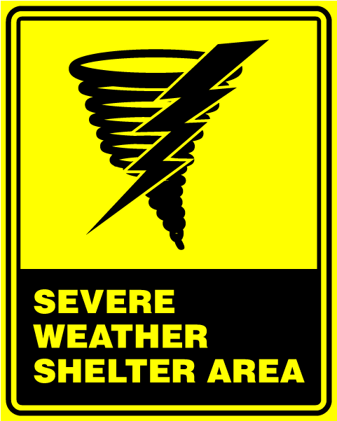 Safe Shelter Symbol , Safe - Severe Weather Sign (800x600)