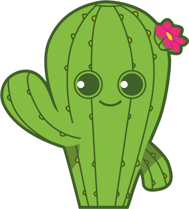 More Like Invisible Nut Shooters By Colonel- - Cute Cactus No Background (700x773)