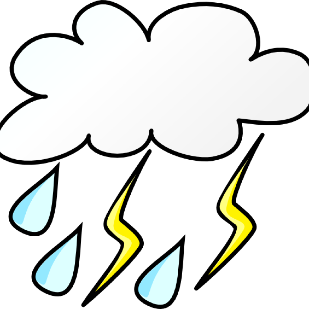 Storm Cloud Clipart Weather Cloud Clip Art At Clker - Rainy Weather Clip Art (1024x1024)