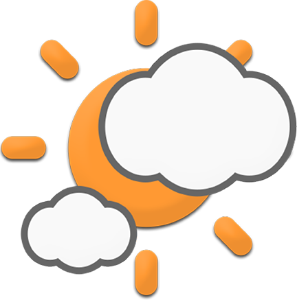 Partly Sunny - Weather (432x437)