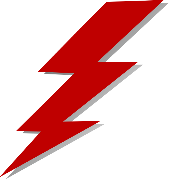 Flash Bolt Clip Art - Flash Free Clip Art (564x599)