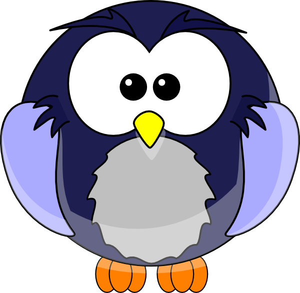 Buho Clip Art At Clker - Owl Cartoon (600x586)