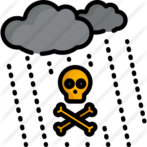 Acid Rain - Line Drawing Acid Rain (512x512)